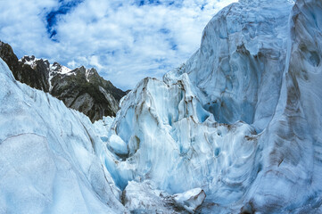 Among the ice