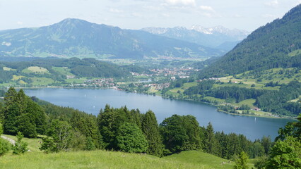 Fototapeta na wymiar Großer Alpsee Immenstadt