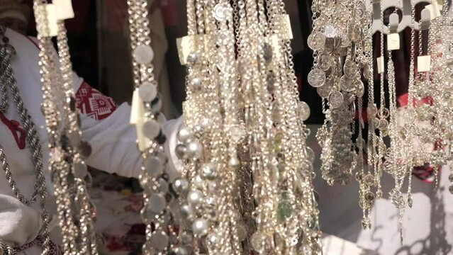 Typical baltic jewelleries on little market (Estonia)