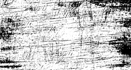 Scratched and Cracked Grunge Urban Background Texture Vector. Dust Overlay Distress Grainy Grungy Effect. Distressed Backdrop Vector Illustration. Isolated Black on White Background. EPS 10.
