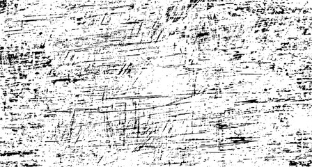 Scratched and Cracked Grunge Urban Background Texture Vector. Dust Overlay Distress Grainy Grungy Effect. Distressed Backdrop Vector Illustration. Isolated Black on White Background. EPS 10.
