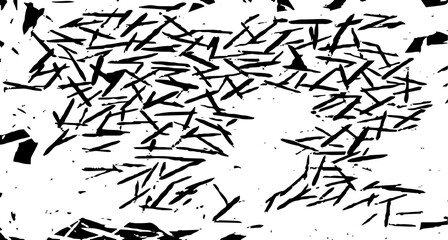 Scratched and Cracked Grunge Urban Background Texture Vector. Dust Overlay Distress Grainy Grungy Effect. Distressed Backdrop Vector Illustration. Isolated Black on White Background. EPS 10.