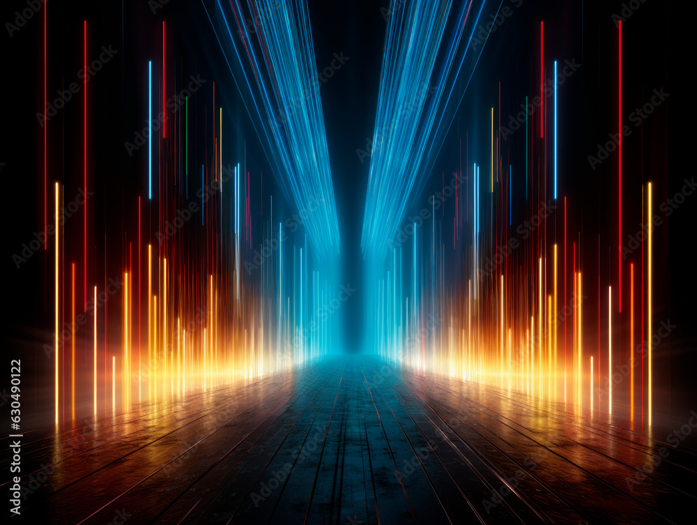 Poster abstract light background. generative ai