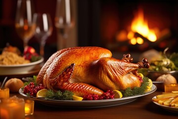 Roasted turkey ready for the holidays