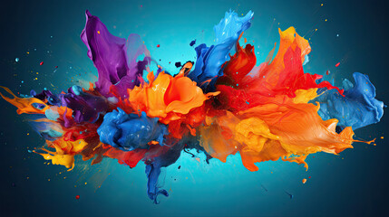 colorful  splashes background wallpaper