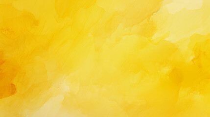 Yellow Watercolor Texture Background. Generative AI.