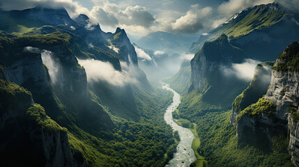 Rugged cliffs in Ireland