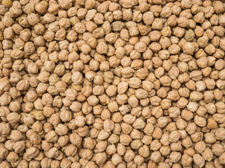 garbanzo beans in full screen. Grains of Chickpeas in full frame