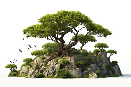 platonia isolated on white background.