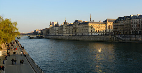 Fototapeta premium Paris, France, Seine 
