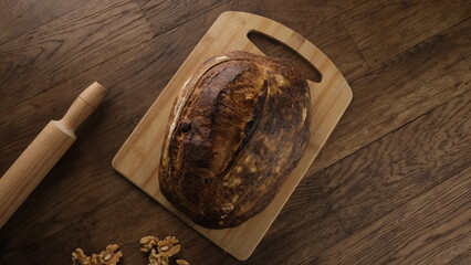 flour and rolling pin