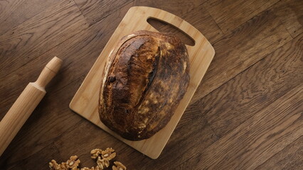 flour and rolling pin
