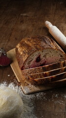 flour and rolling pin