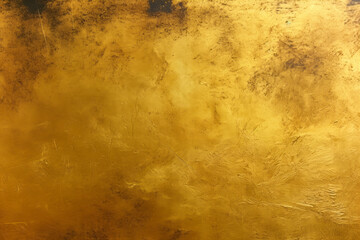 Gold. Golden embossed texture with glitter and scratches. Matte golden glow. Ai generation
