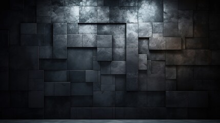 Abstract industrial light gray concrete wall background. Generative AI