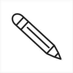 pencil vector icon template line