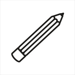 pencil vector icon template line