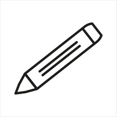pencil vector icon template line