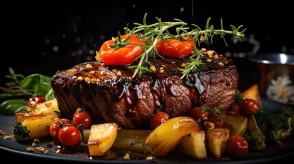 Fototapeta na wymiar wagyu steak