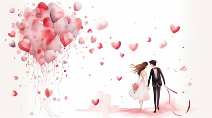 Obraz na płótnie Canvas valentine background