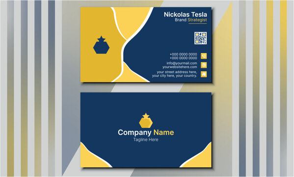 Futuristic business card design, Luxury elegant business card design, Professional corporate modern business card template design, Elegant modern business card vector template