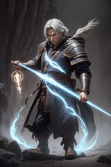  RPG DND Character - battle mage