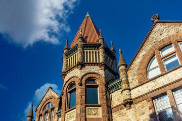 The Victoria College Building building completed in 1921 and is located at the University of...