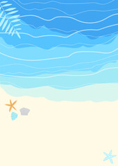 여름 해변의 파도를 이미지화함. 다양한 디자인 작업에 배경으로 사용하기 좋습니다.