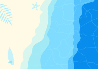 여름 해변의 파도를 이미지화함. 다양한 디자인 작업에 배경으로 사용하기 좋습니다.