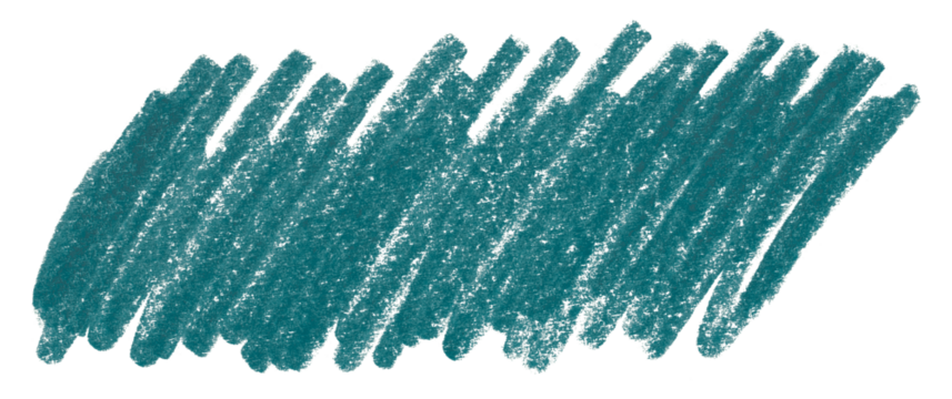 green pencil strokes isolated on transparent background