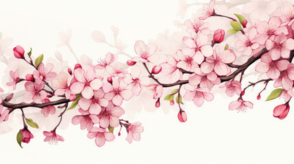 spring flower pink blossom tree nature