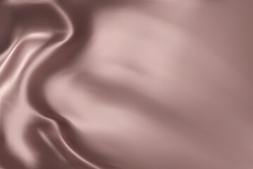 Close-up texture of Rose taupe silk. Dusty Rose fabric smooth texture surface background. Smooth elegant pastel red silk in Sepia toned.
