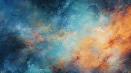 Obraz na płótnie Canvas cosmic abstract oil-paint texture background, generative ai