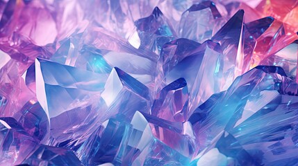 mystical abstract crystal texture background, generative ai