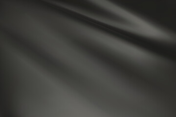 Close-up texture of black silk. Black fabric smooth texture surface background. Smooth elegant dark silk in Sepia toned. Texture, background, pattern, template. 3D vector illustration.