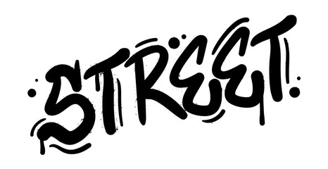 Text spray paint
