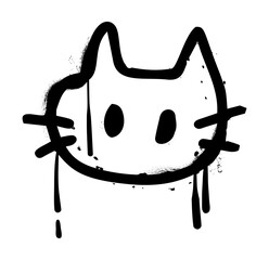 Cat spray paint © TWINS DESIGN STUDIO