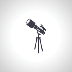 Telescope icon. Telescope isolated icon