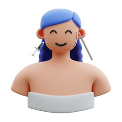 plastic surgery 3d illustration