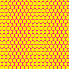 abstract geometric pink yellow hexagon pattern perfect for background, wallpaper.