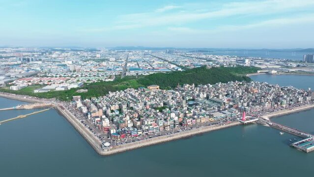 Oido, port city in Korea, sea, Harbor