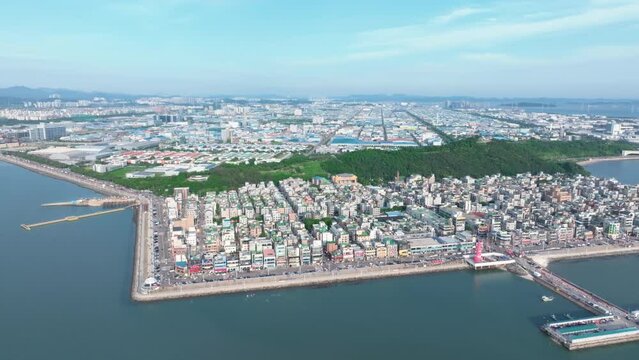 Oido, port city in Korea, sea, Harbor
