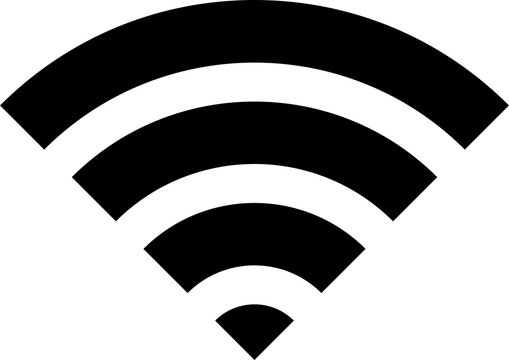 Wireless wifi or sign for remote internet access icon Flat style for graphic and web design 