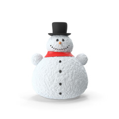 snowman isolated on white background