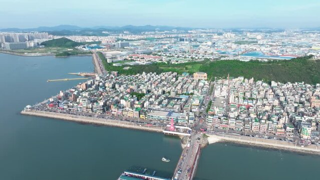 Oido, port city in Korea, sea, Harbor