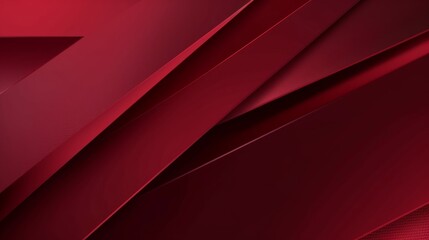 3d Abstract luxury maroon polygonal shapes. Red gradient with diagonal stripes. Geometric graphic dynamic trendy background. Luxury dark backdrop. Amazing deluxe striped business, Generative AI