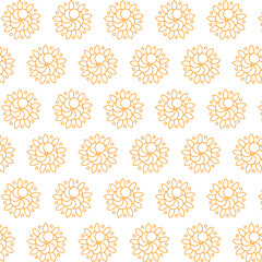 Fototapeta premium Digital png illustration of yellow pattern on transparent background