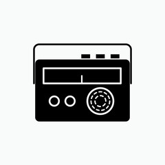 Radio Icon. Universal Interface Element, Sign and Symbol - Vector.
