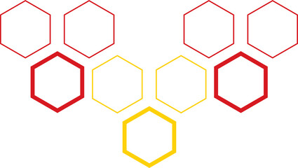 Digital png illustration of abstract shape on transparent background