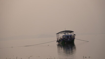 boat on the river